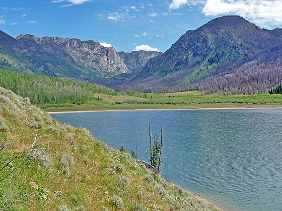 New Fork Lake and New Fork Canyon
